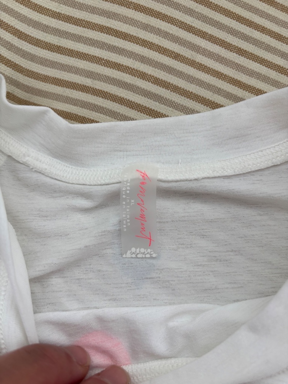 NWT FP Movement White Tempo On Repeat Long-Sleeve Logo Layer - Picture 3 of 7